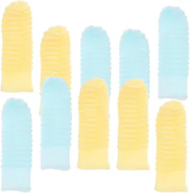 10Pcs Dog Finger Toothbrush Gentle Care for Small Large Dogs Tartar Breath Durable Material for Easy Use