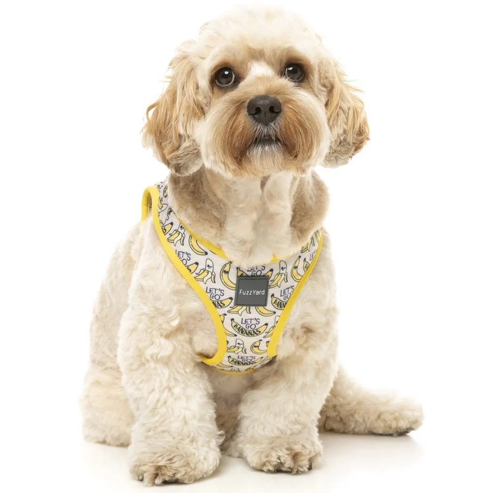 15% OFF 'M': FuzzYard Step-In Dog Harness (Go Bananas)
