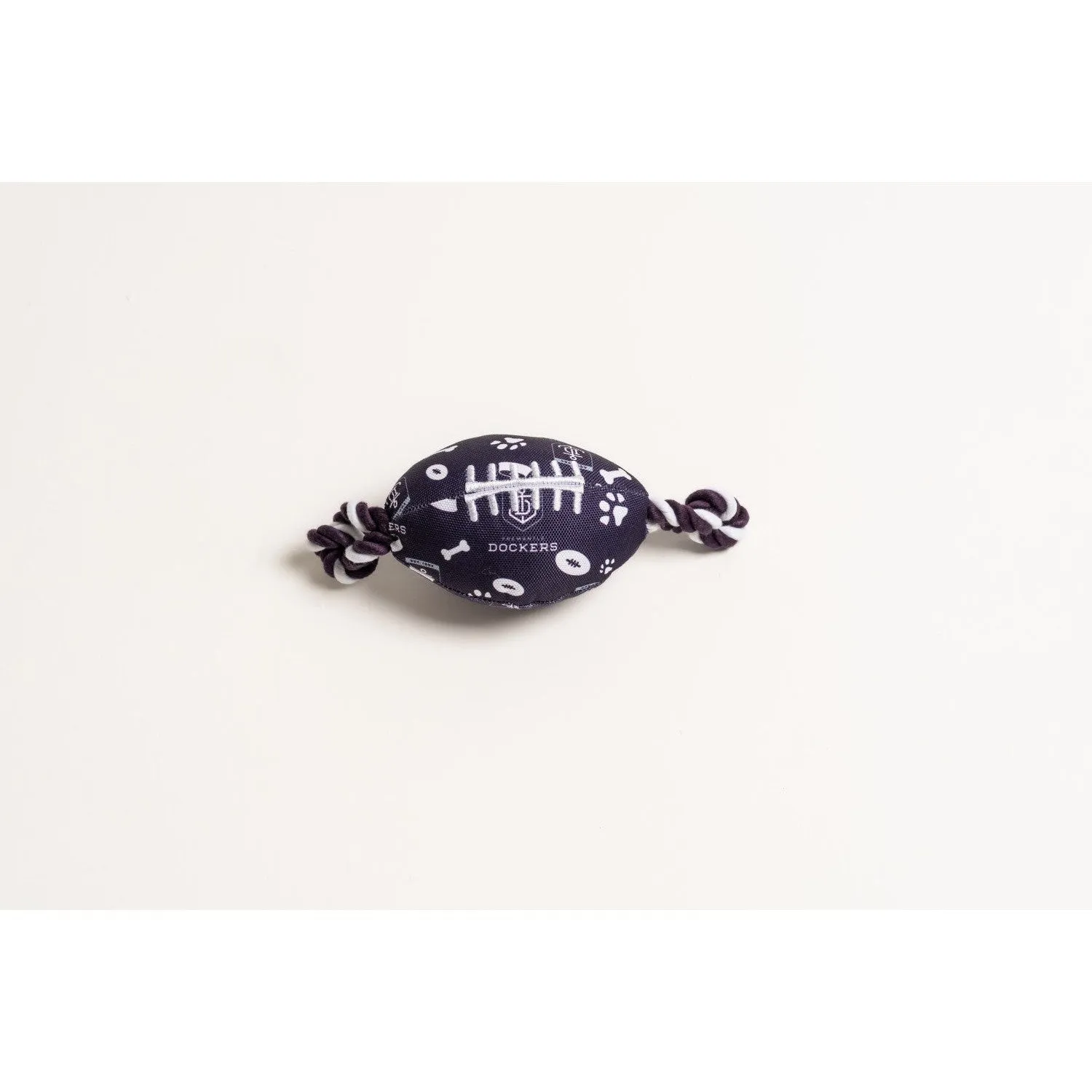 AFL Fremantle Dockers Footy Dog Rope Toy