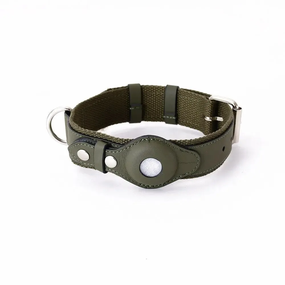 AirTag Leather Collar - Style C
