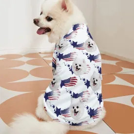 American Flag Pet Custom Face - Personalized Photo Pet Shirt