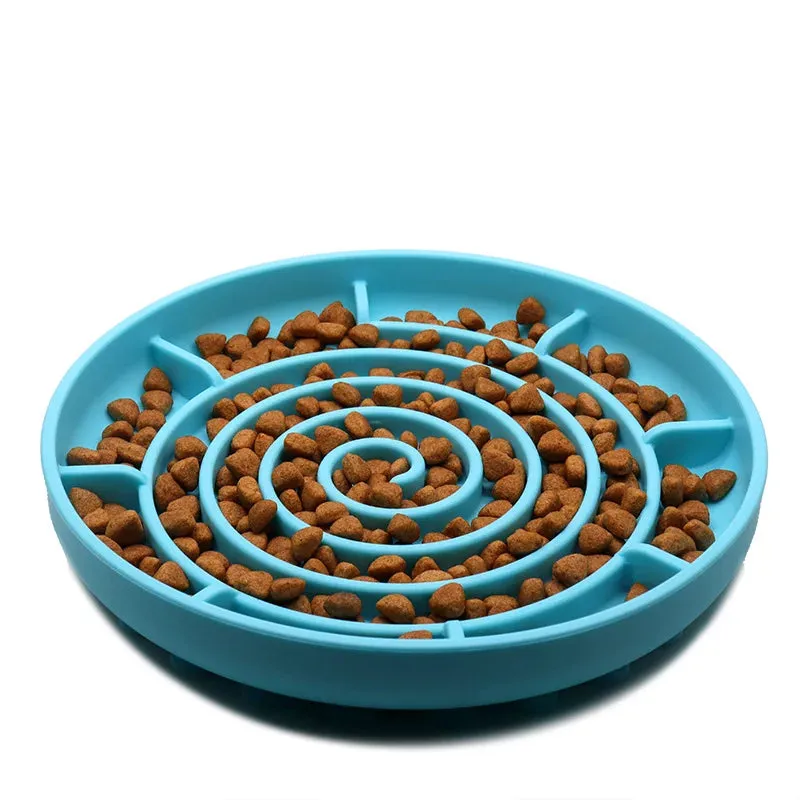 Anti-Slip Slow Feeder Bowl for Small Dogs and Cats