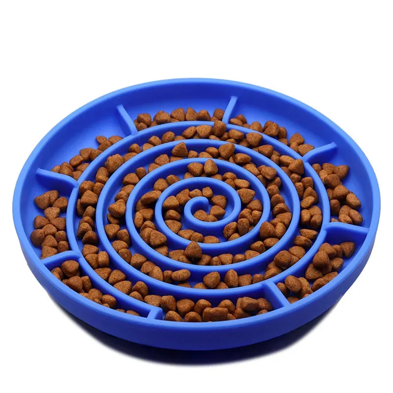 Anti-Slip Slow Feeder Bowl for Small Dogs and Cats