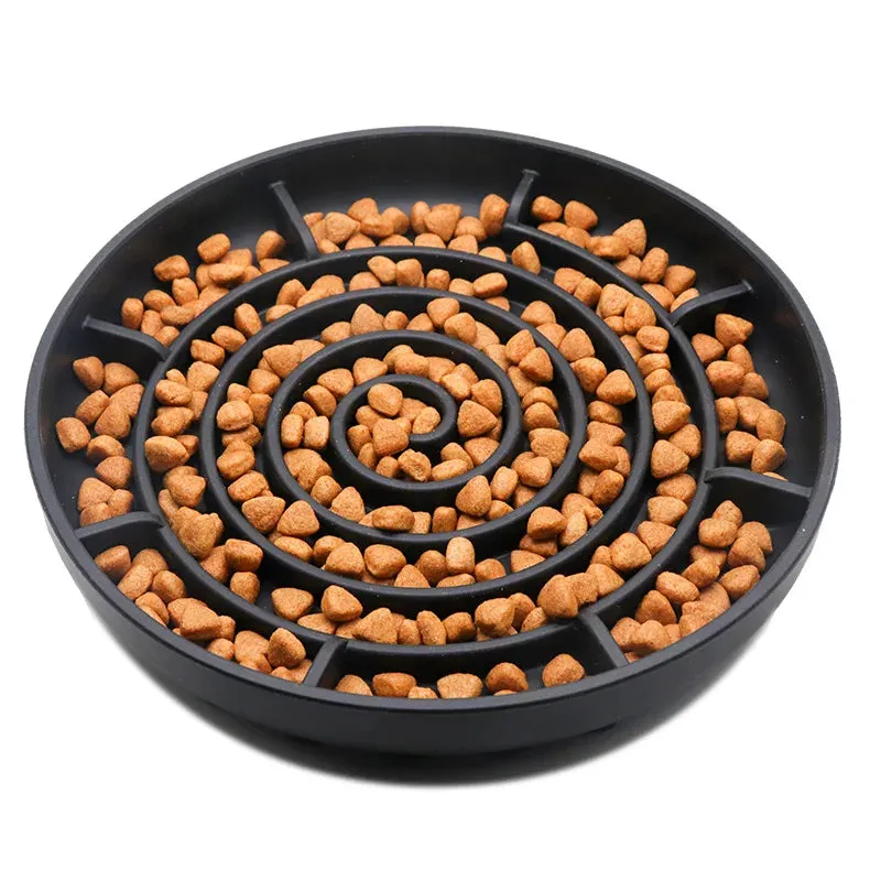 Anti-Slip Slow Feeder Bowl for Small Dogs and Cats