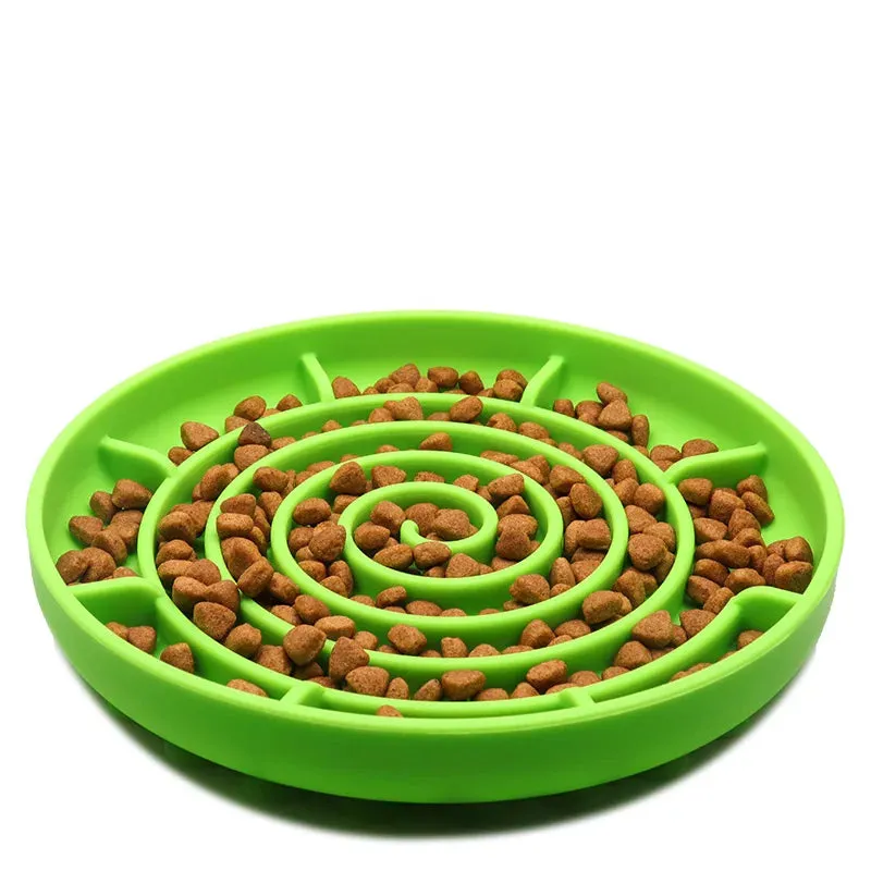 Anti-Slip Slow Feeder Bowl for Small Dogs and Cats