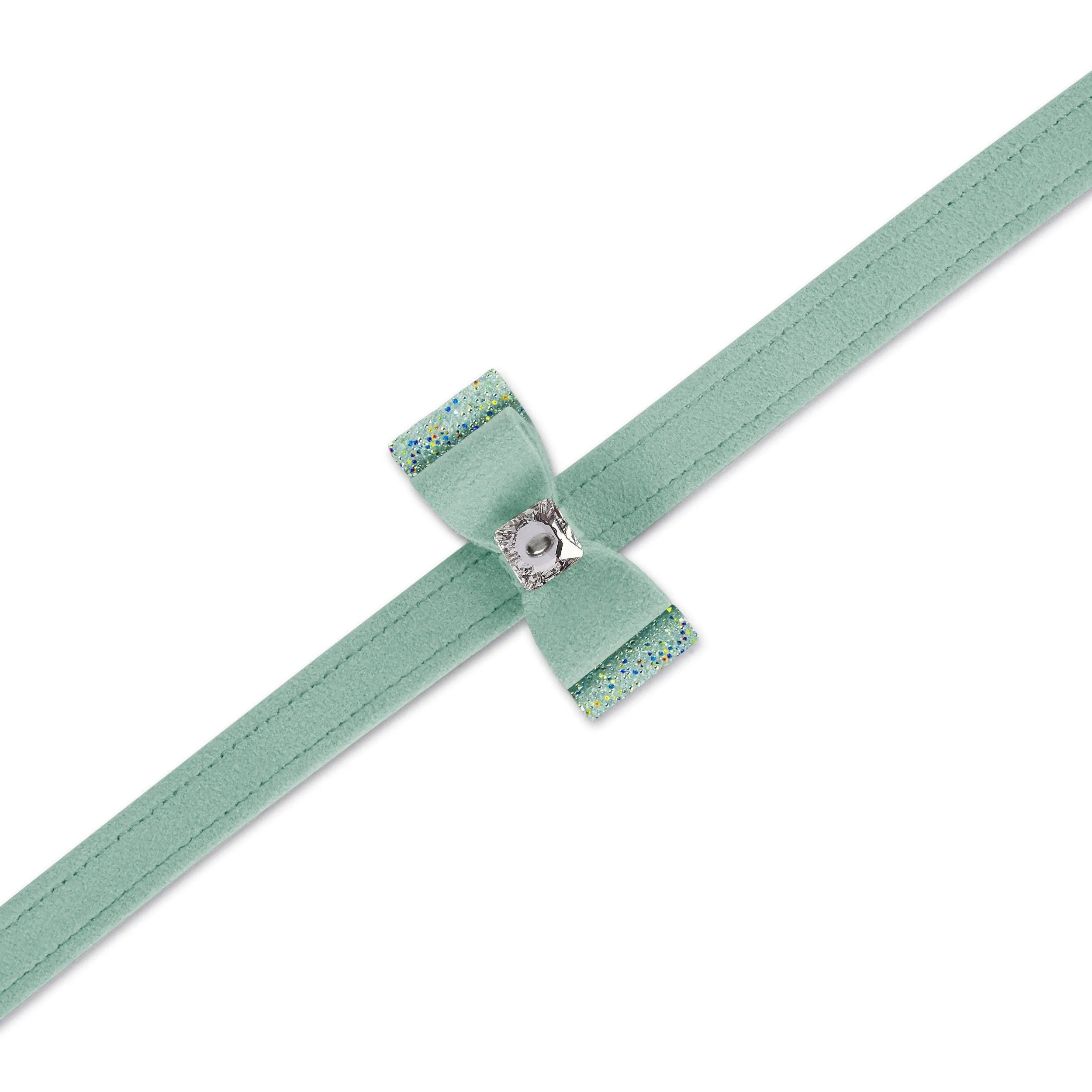 Aurora Borealis Crystal Stellar Big Bow Leash