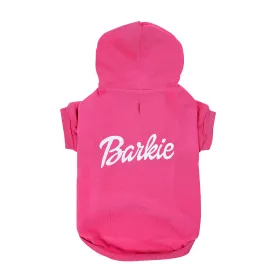 Best Barkie Pink Dog Hoodie Jumper