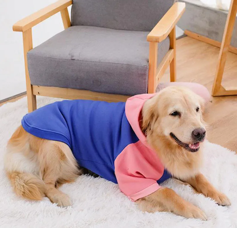 Big dog clothes spring and autumn thin section golden retriever Labrador Samoyed anti-hair loss medium-sized dog large dog autumn and winter clothes