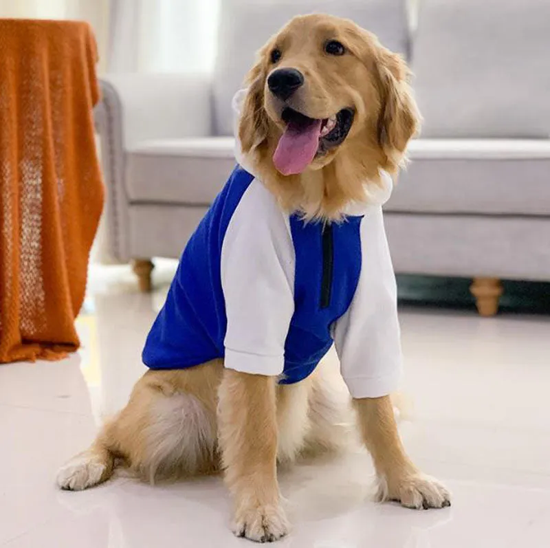 Big dog clothes spring and autumn thin section golden retriever Labrador Samoyed anti-hair loss medium-sized dog large dog autumn and winter clothes