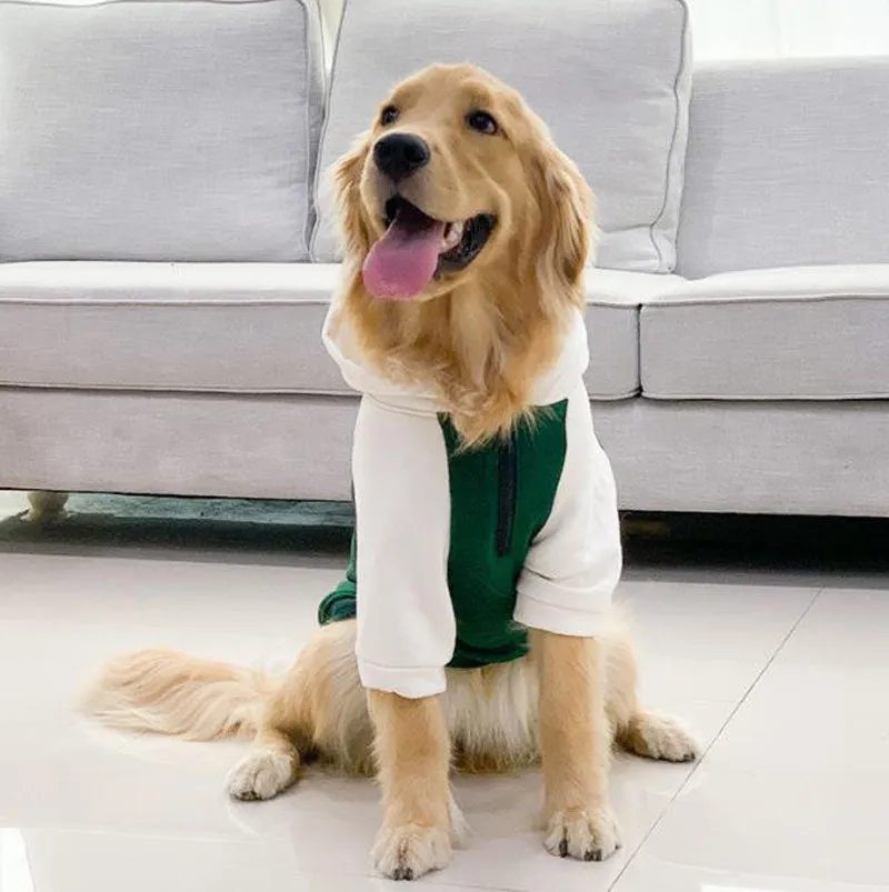 Big dog clothes spring and autumn thin section golden retriever Labrador Samoyed anti-hair loss medium-sized dog large dog autumn and winter clothes