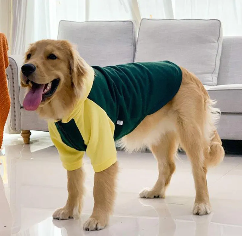 Big dog clothes spring and autumn thin section golden retriever Labrador Samoyed anti-hair loss medium-sized dog large dog autumn and winter clothes