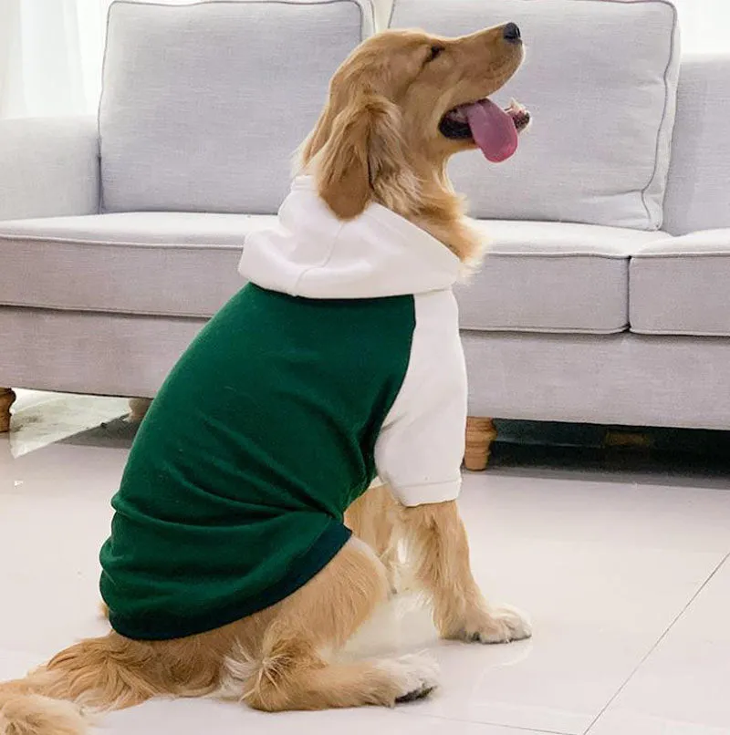 Big dog clothes spring and autumn thin section golden retriever Labrador Samoyed anti-hair loss medium-sized dog large dog autumn and winter clothes