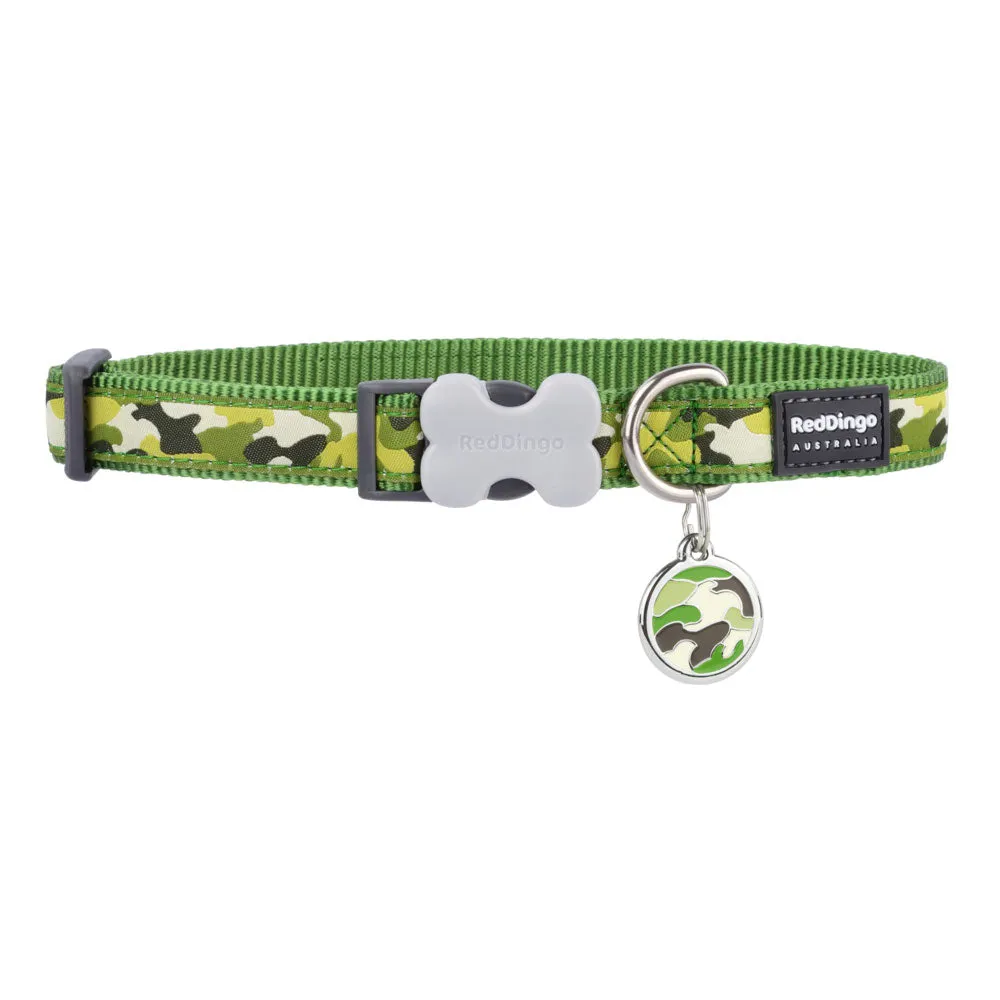 Camouflage Green Dog Collar