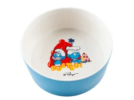 Chef Smurf feeding bowl 1000ml - 16,5x16,5x7cm white/blue