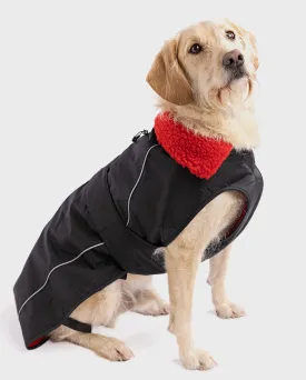 Dog Dryrobe in Black & Red