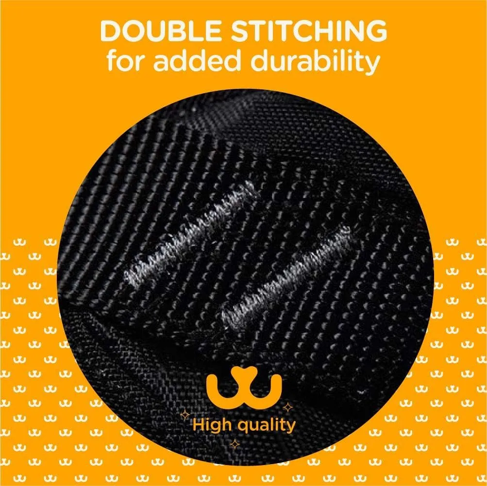 Dog Harness, Adjustable Soft Padded Dog Vest with Handle Adjustable, no-Pull, Comfortable, Safety Vest for Small, Medium, Large Size Dogs (Black, Small)