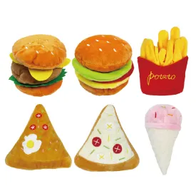 Fast Food, Dessert Dog Chew Toys