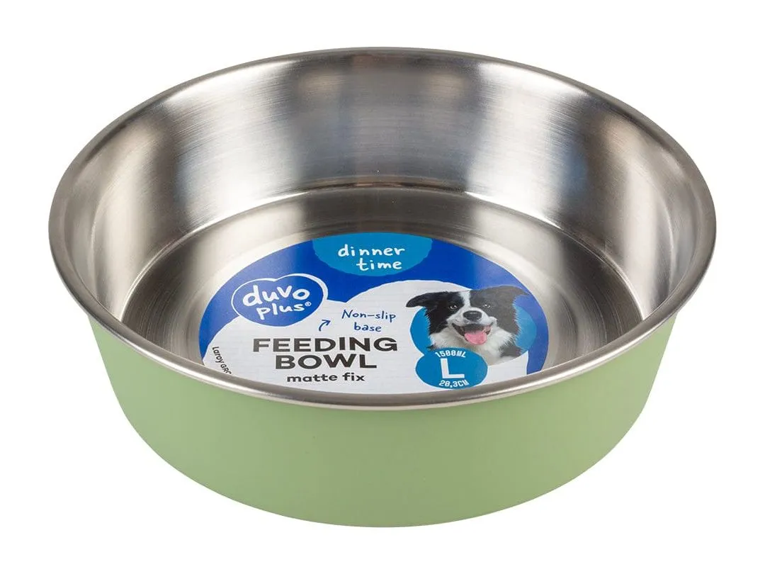 Feeding Bowl Matte Fix Green