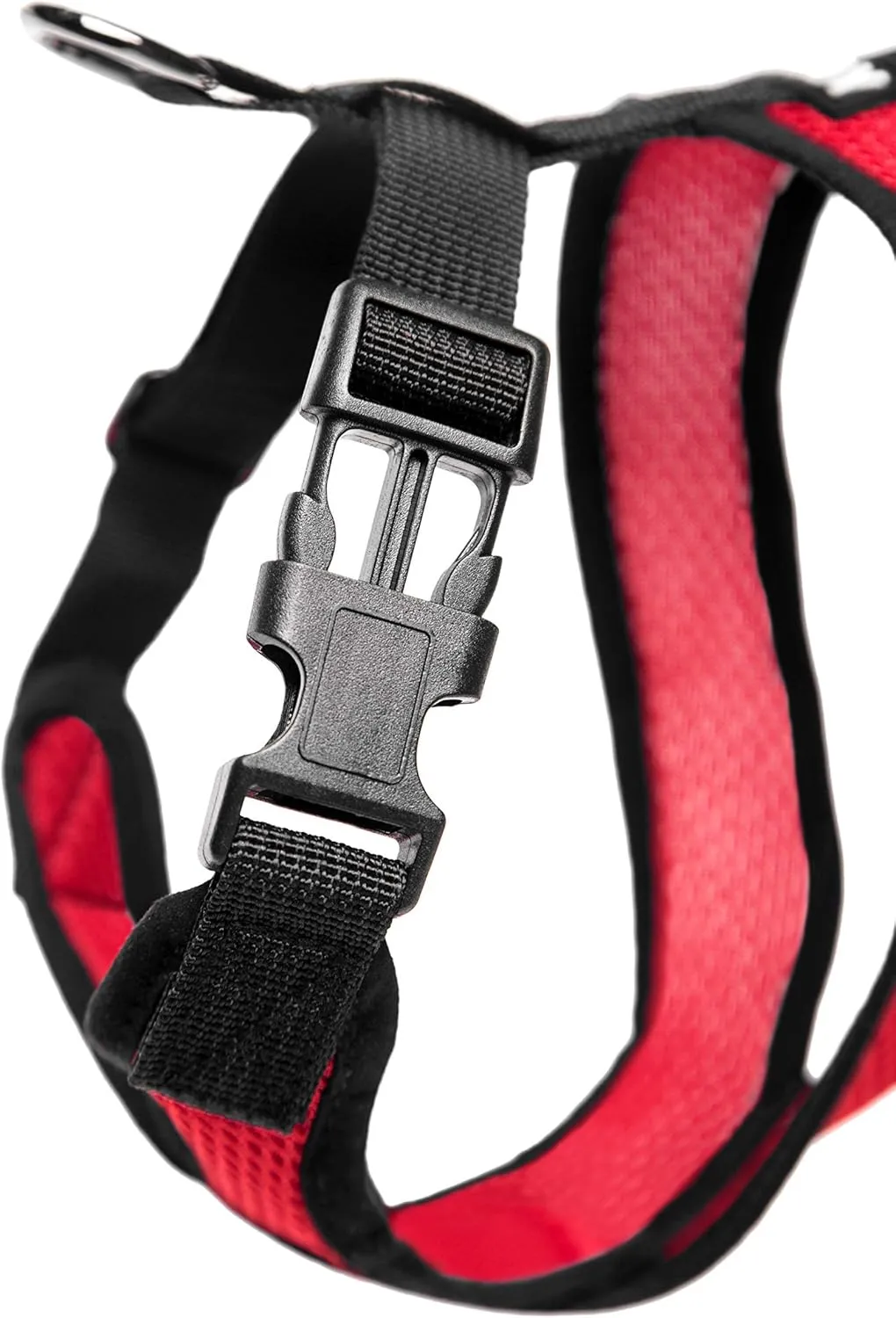 Gooby Comfort X Head in Harness - Red, Large - No Pull Small Dog Harness, Patented Choke-Free X Frame - Perfect on The Go Dog Harness for Medium Dogs No Pull or Small Dogs for Indoor and Outdoor Use