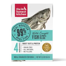 Honest Kitchen 99% Meat Booster Salmon & Pollock Dog Topper