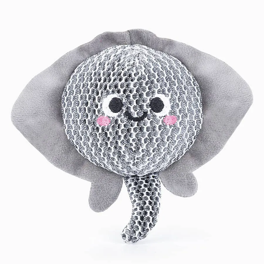 Hugsmart Pet - Ocean Pals | Stingray - Dog Ball Toy