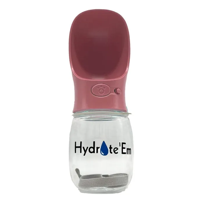 Hydrate'Em Travel Water Bottle