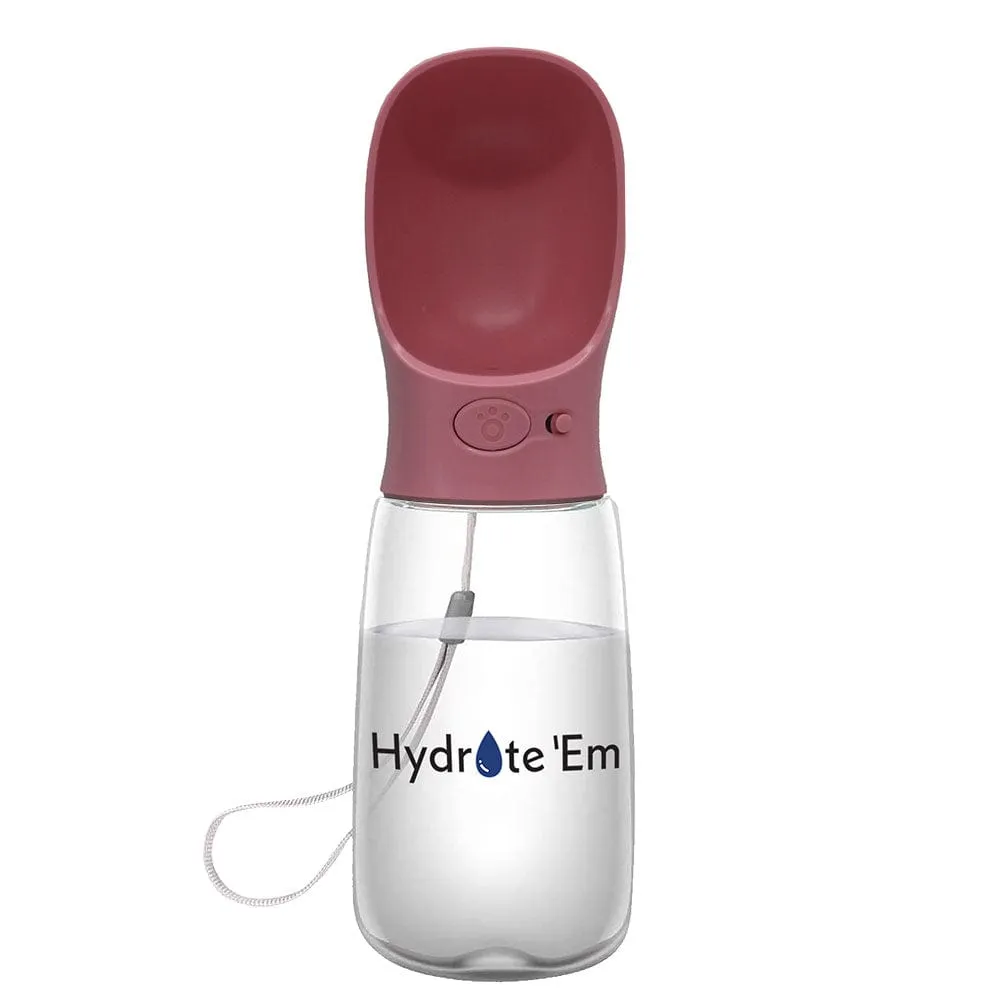 Hydrate'Em Travel Water Bottle