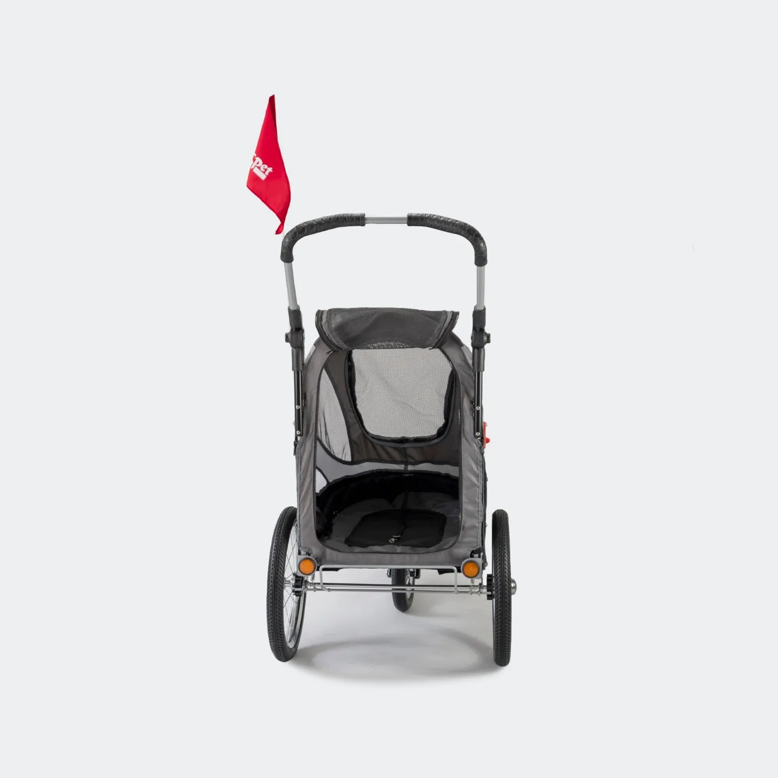 InnoPet Sporty Dog Trailer Deluxe - Black/Silver