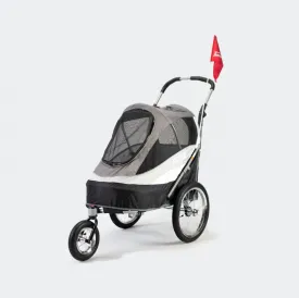 InnoPet Sporty Dog Trailer Deluxe - Black/Silver
