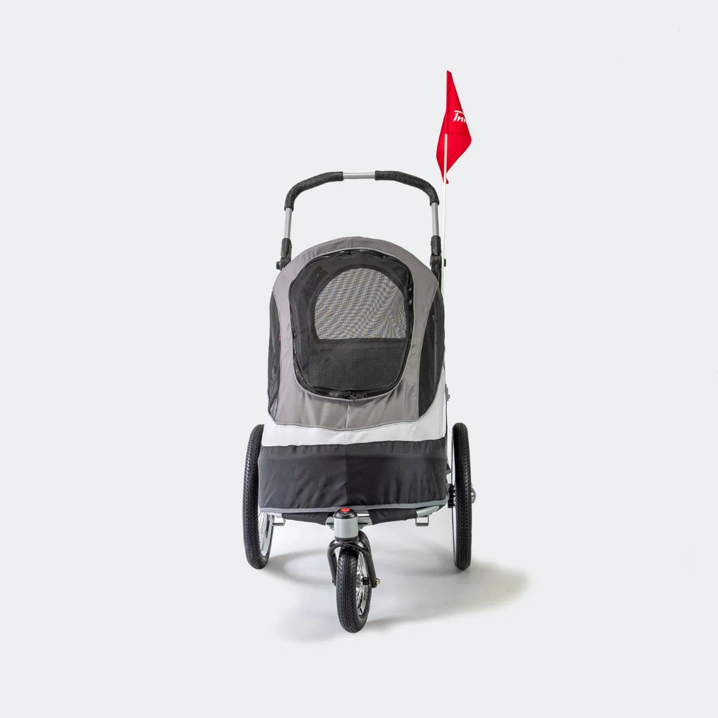 InnoPet Sporty Dog Trailer Deluxe - Black/Silver