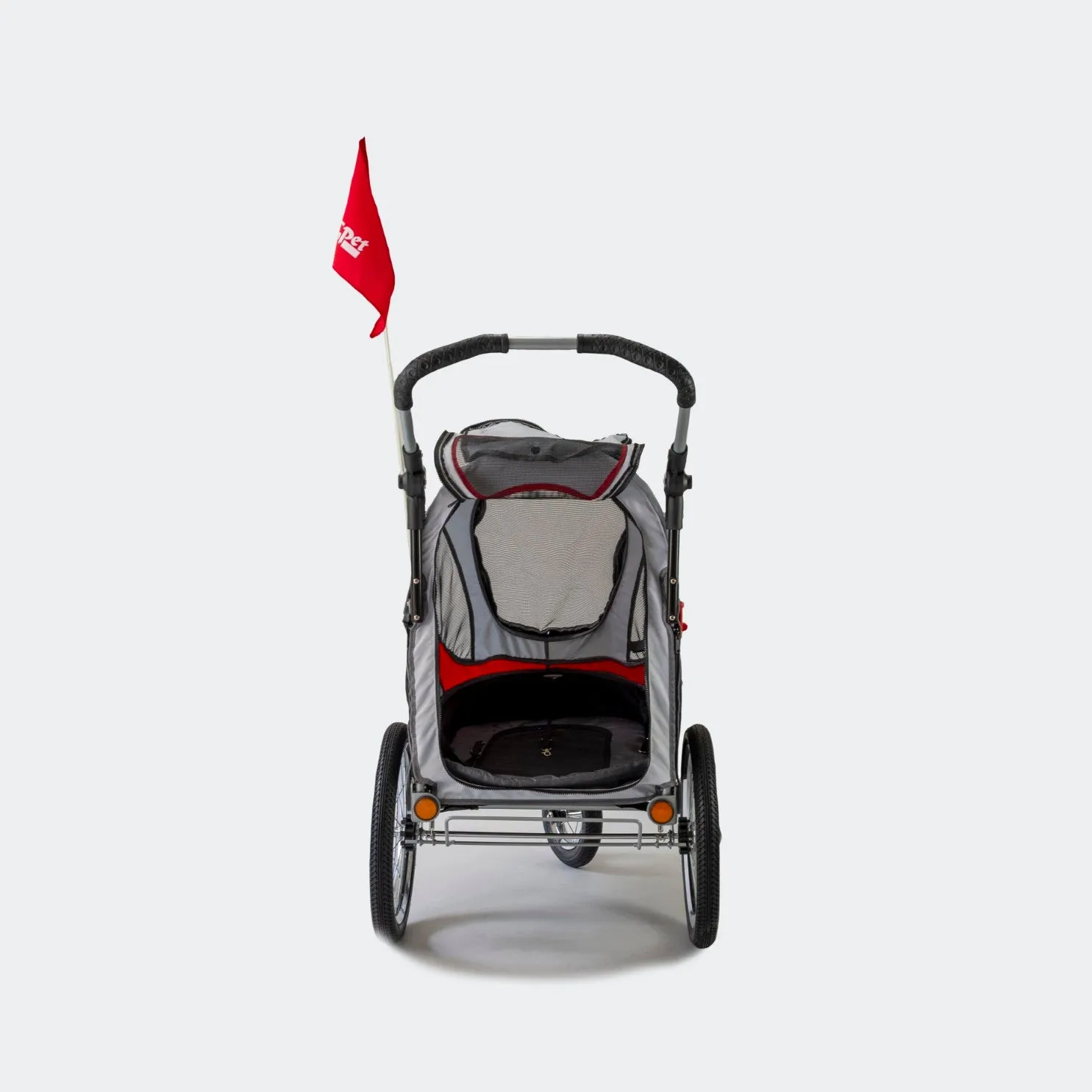 InnoPet Sporty Dog Trailer Deluxe - Red/White