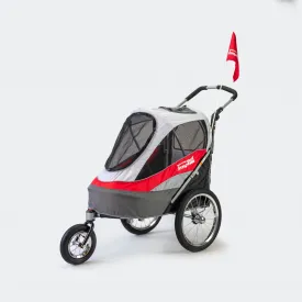 InnoPet Sporty Dog Trailer Deluxe - Red/White