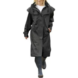 Ladies Isla Full Length Waterproof Riding Cape Rain Coat