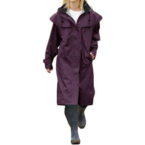 Ladies Isla Full Length Waterproof Riding Cape Rain Coat