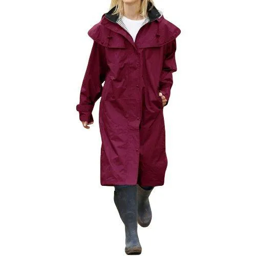 Ladies Isla Full Length Waterproof Riding Cape Rain Coat
