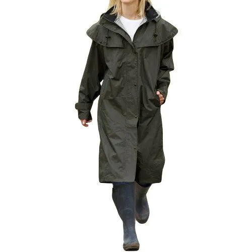 Ladies Isla Full Length Waterproof Riding Cape Rain Coat
