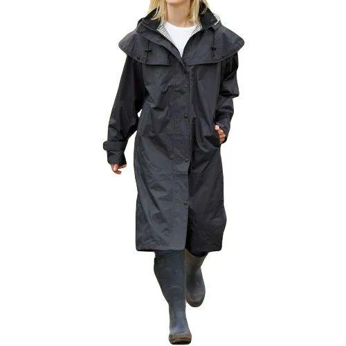 Ladies Isla Full Length Waterproof Riding Cape Rain Coat
