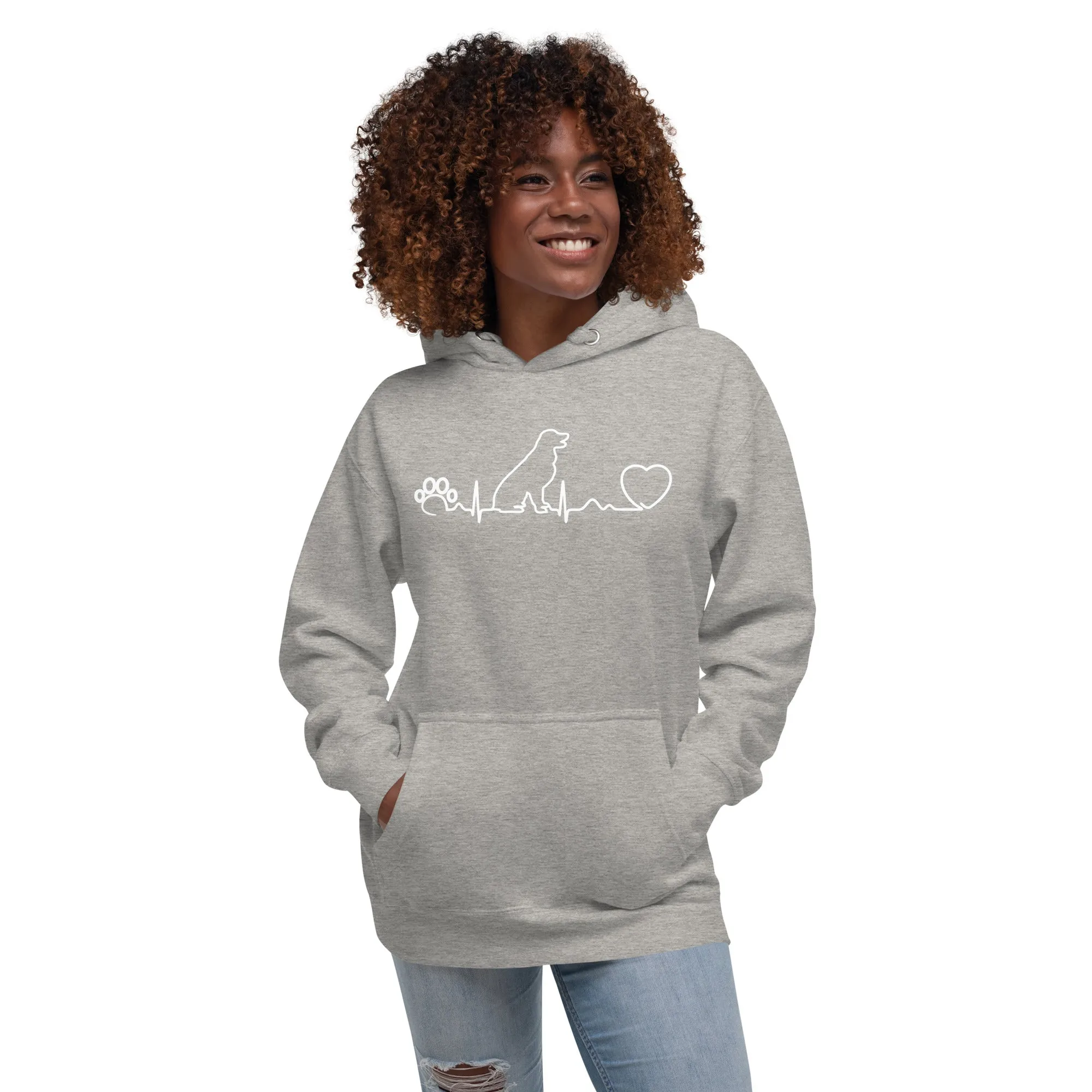 NOMV Dog Heartbeat Women’s Premium Hoodie