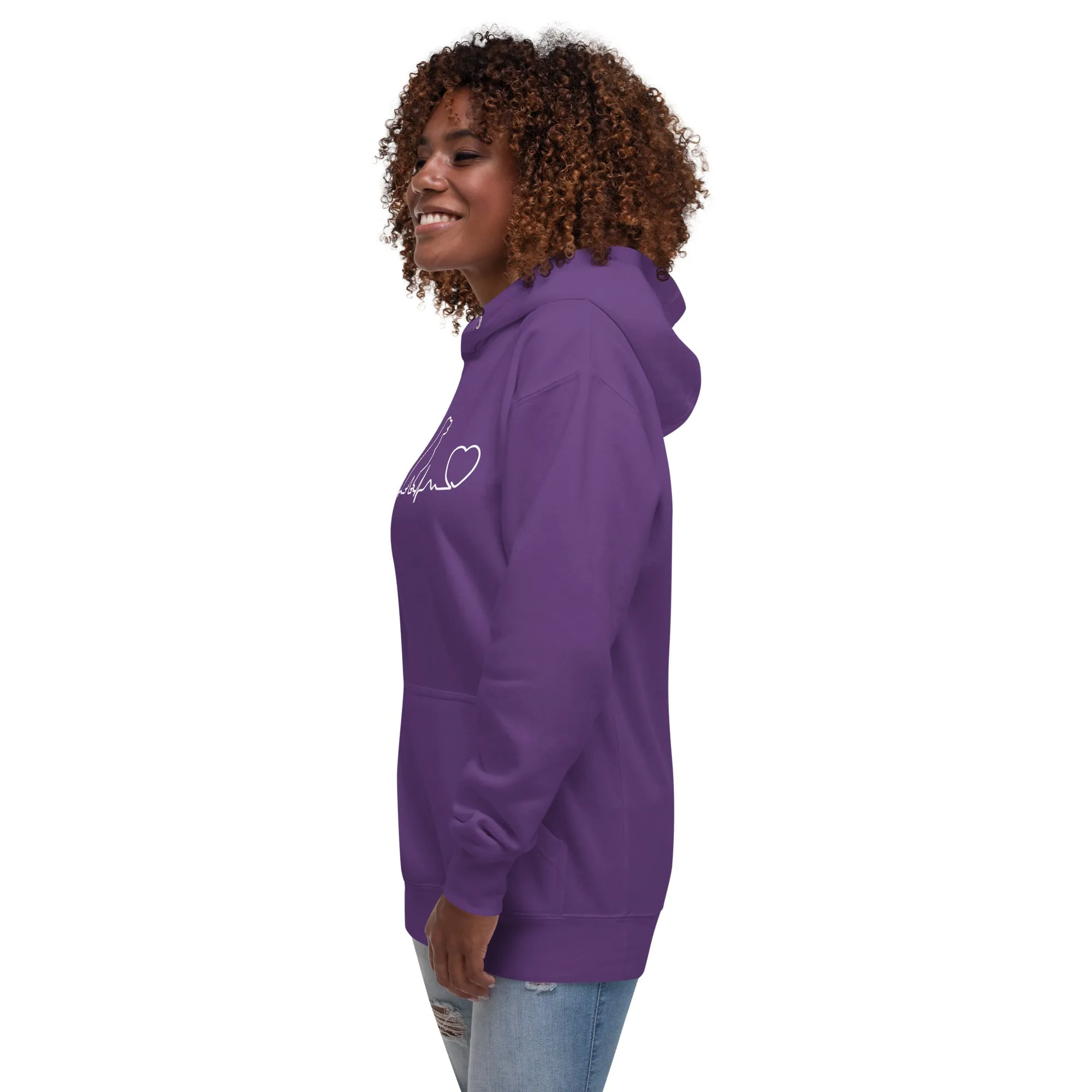 NOMV Dog Heartbeat Women’s Premium Hoodie