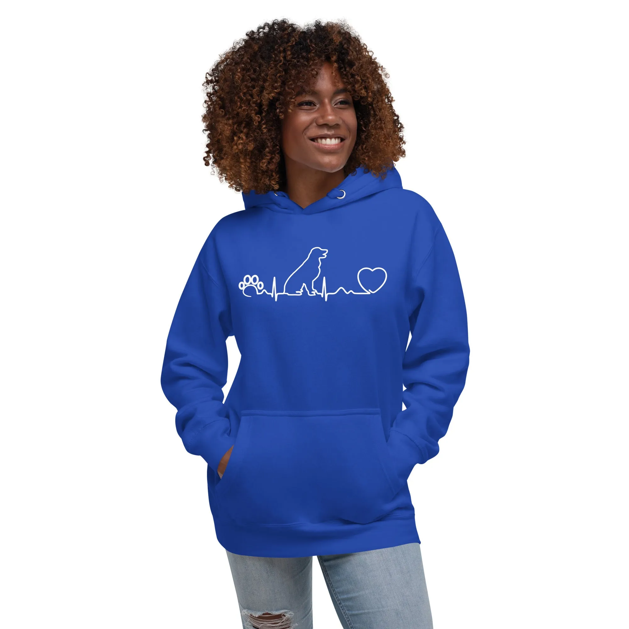NOMV Dog Heartbeat Women’s Premium Hoodie