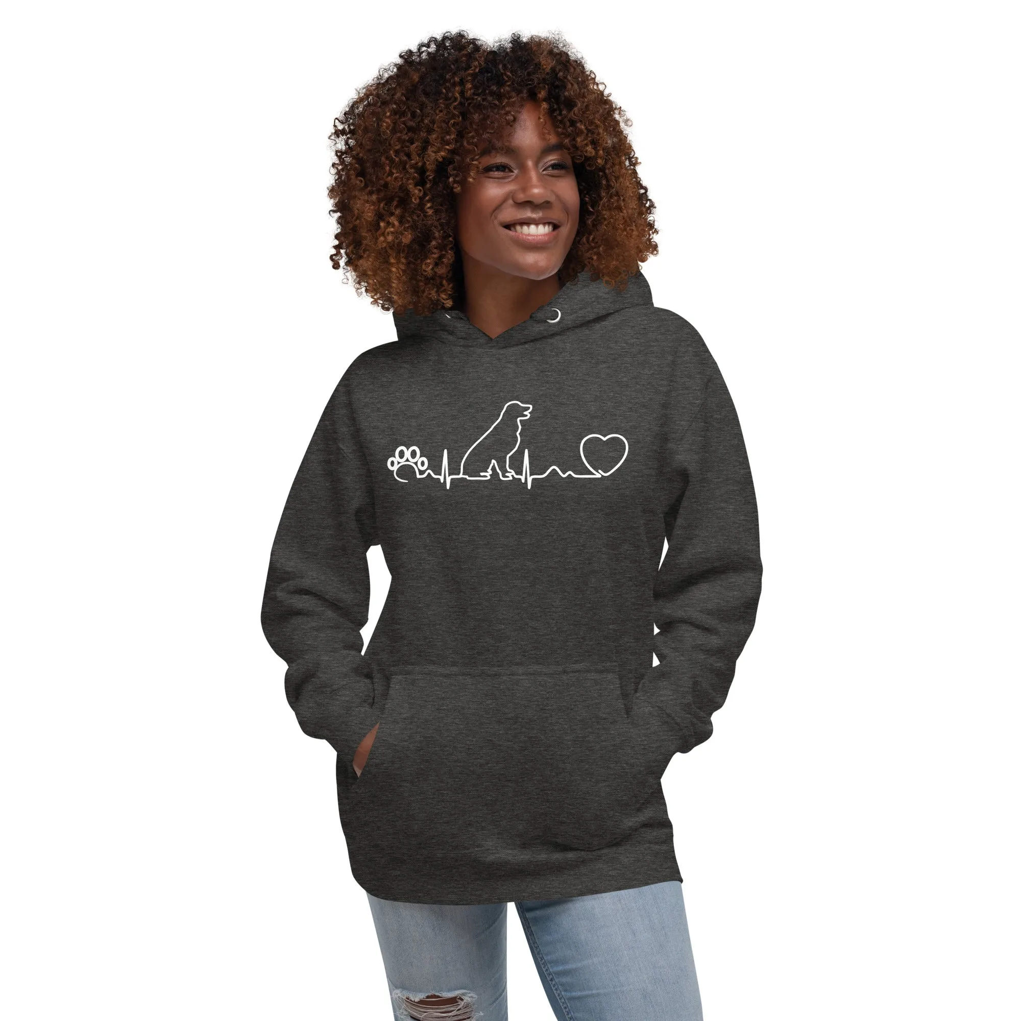 NOMV Dog Heartbeat Women’s Premium Hoodie