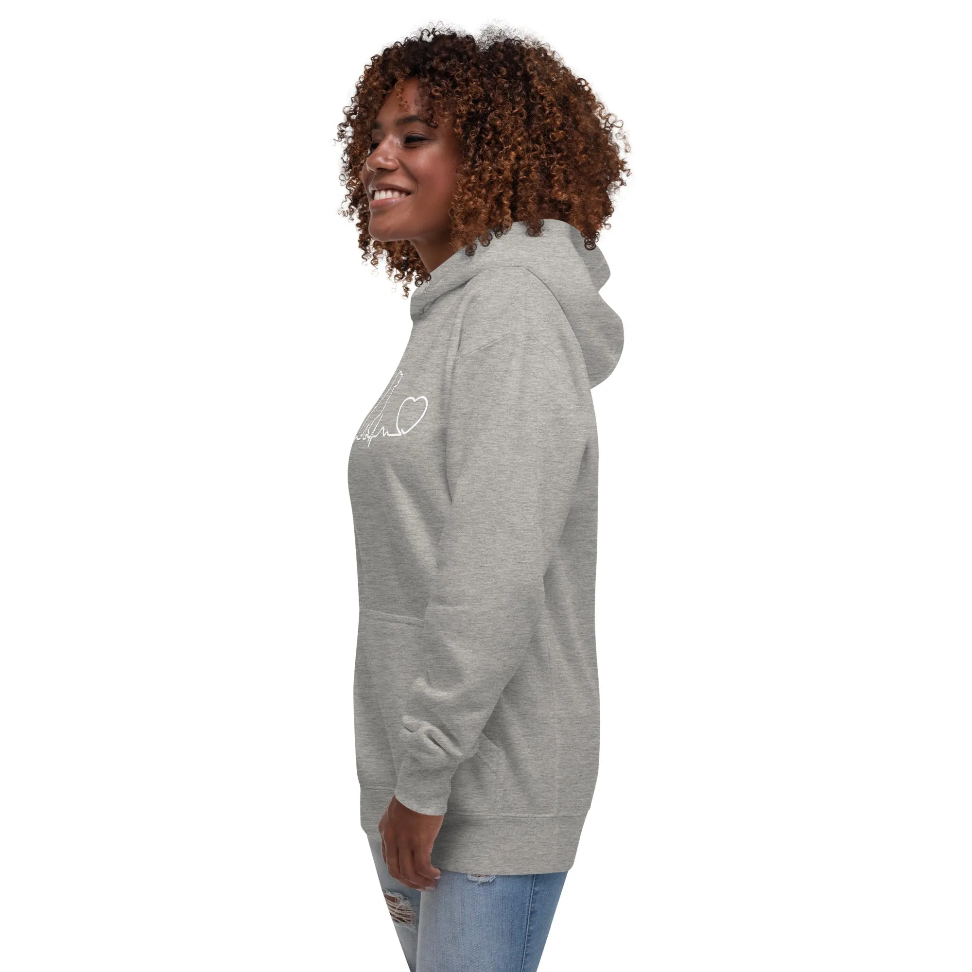 NOMV Dog Heartbeat Women’s Premium Hoodie