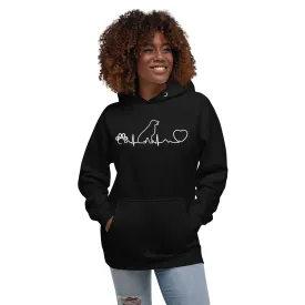 NOMV Dog Heartbeat Women’s Premium Hoodie