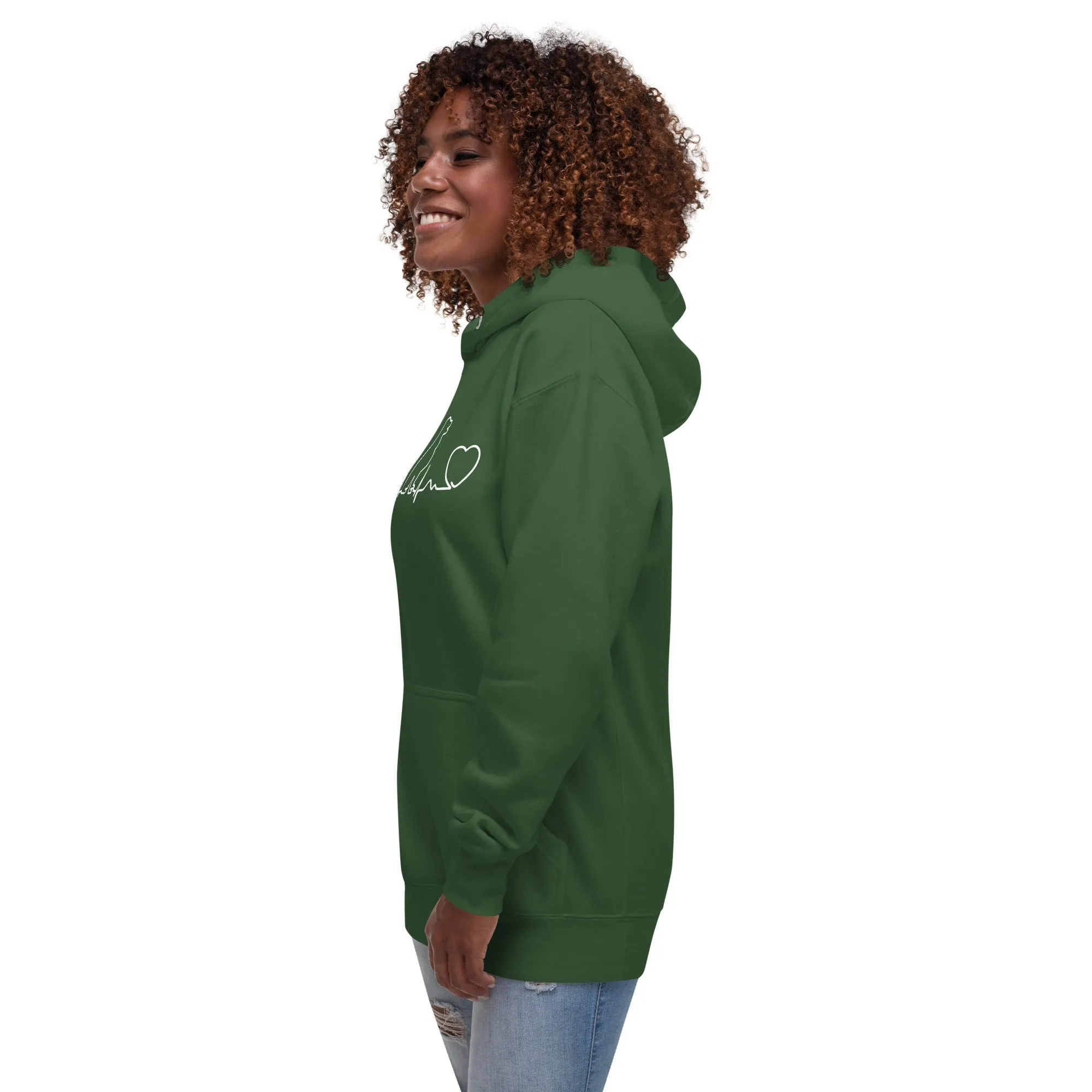 NOMV Dog Heartbeat Women’s Premium Hoodie