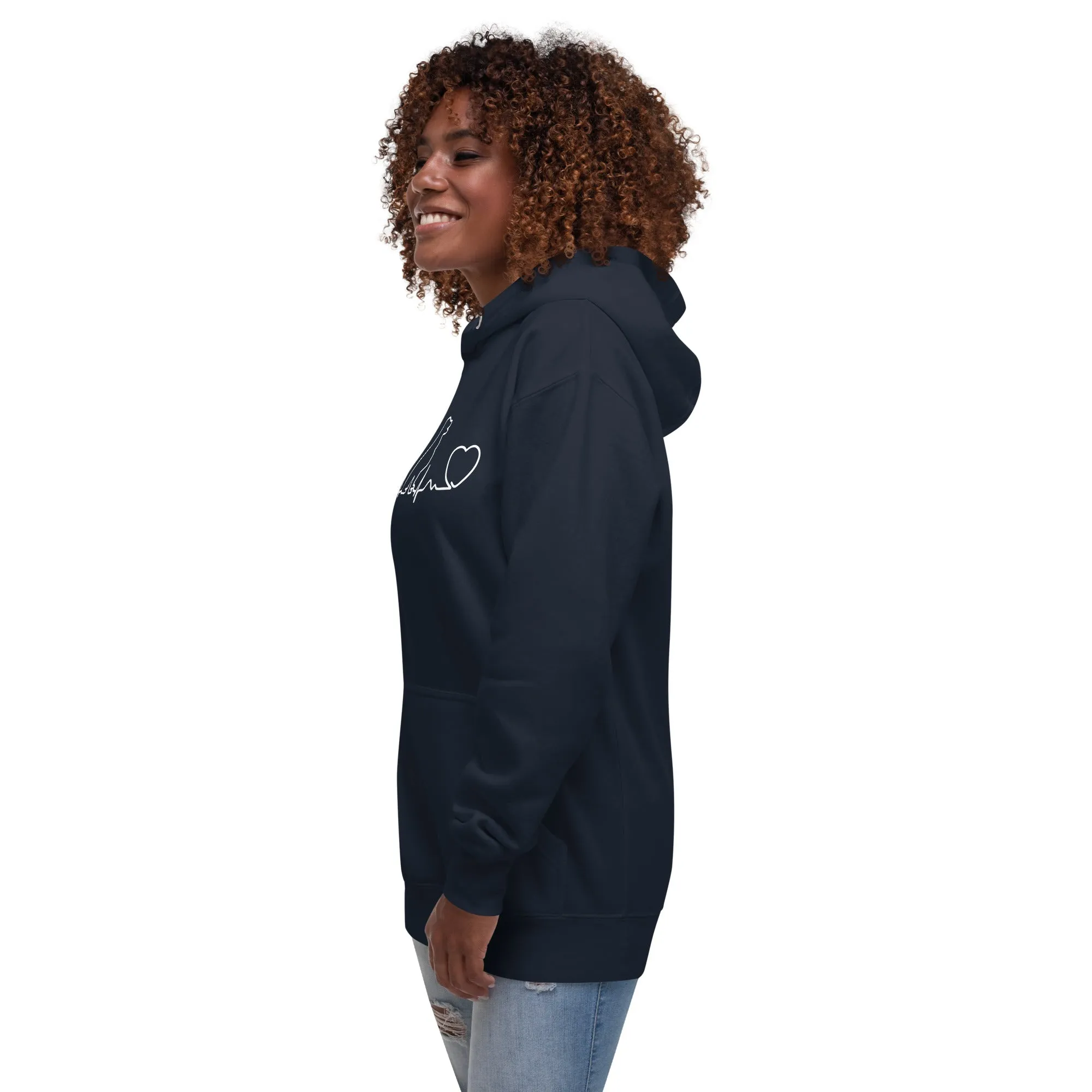 NOMV Dog Heartbeat Women’s Premium Hoodie