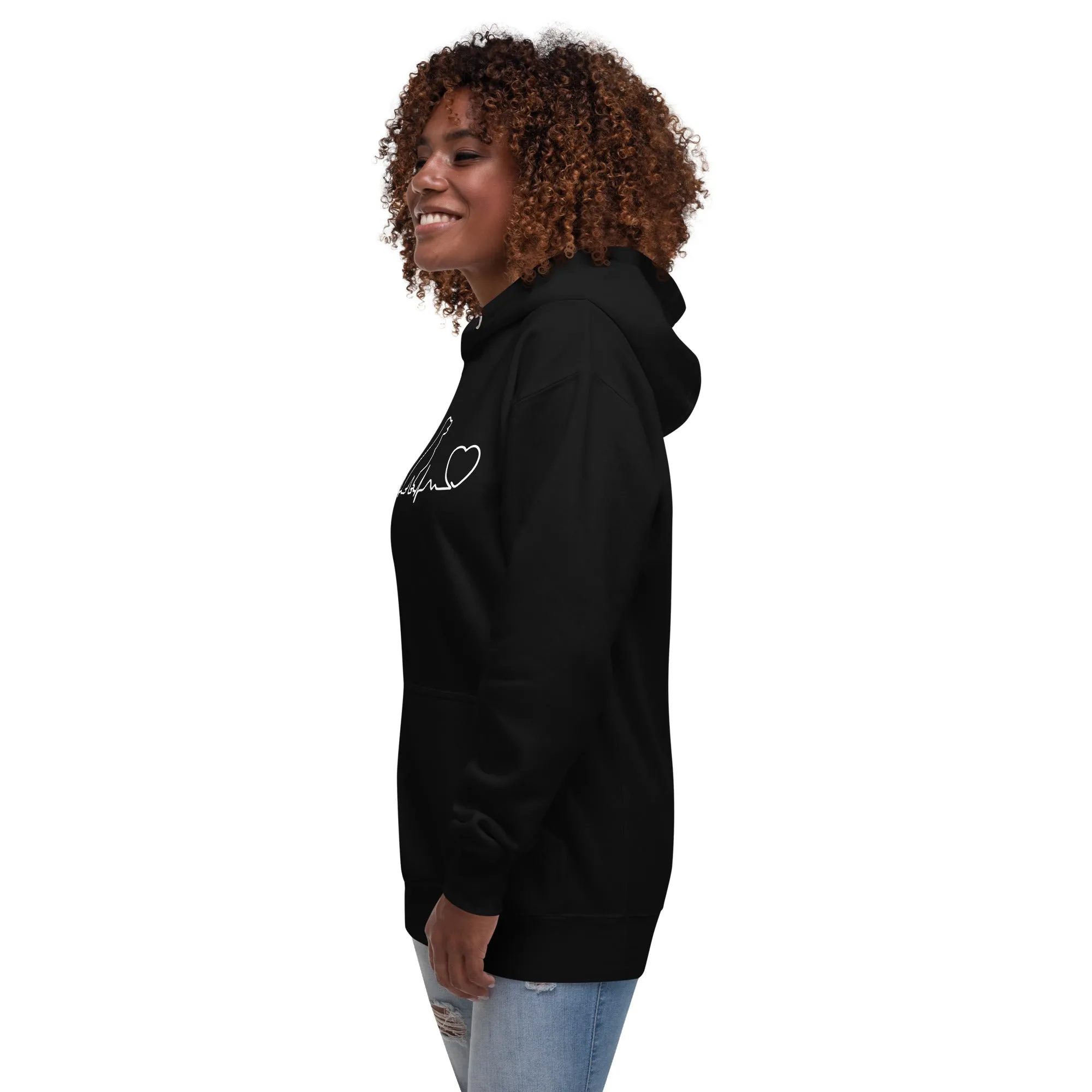 NOMV Dog Heartbeat Women’s Premium Hoodie