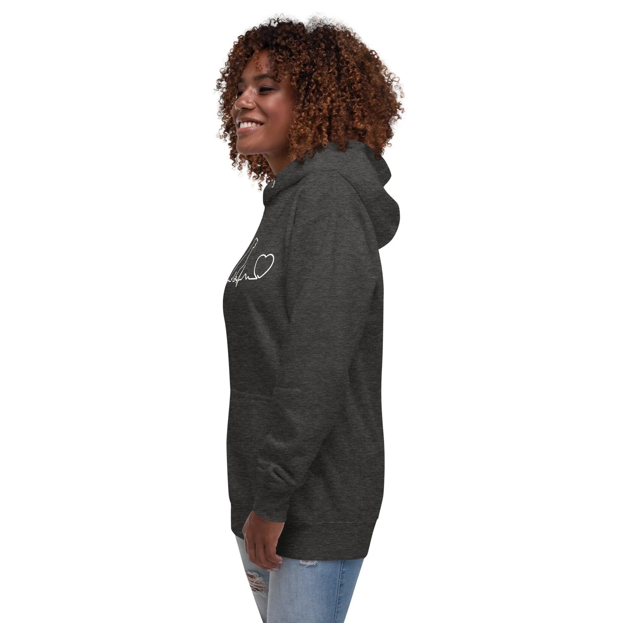 NOMV Dog Heartbeat Women’s Premium Hoodie