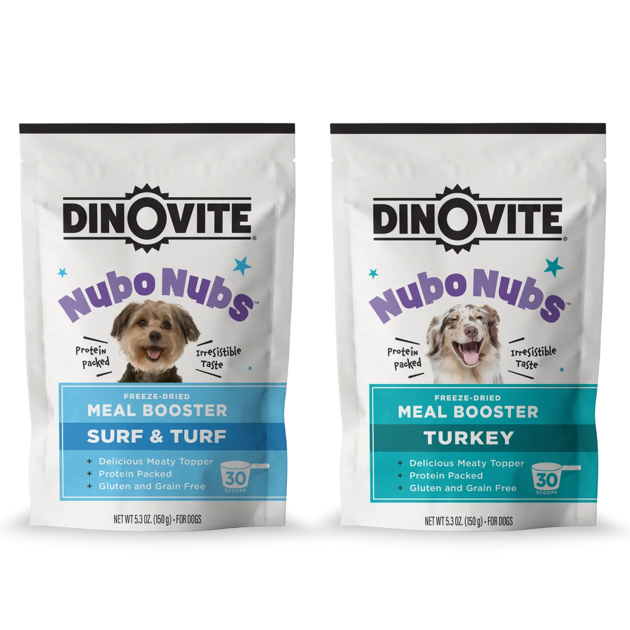 NubOnubs Meal Booster for Dogs (2-Pack Sampler)