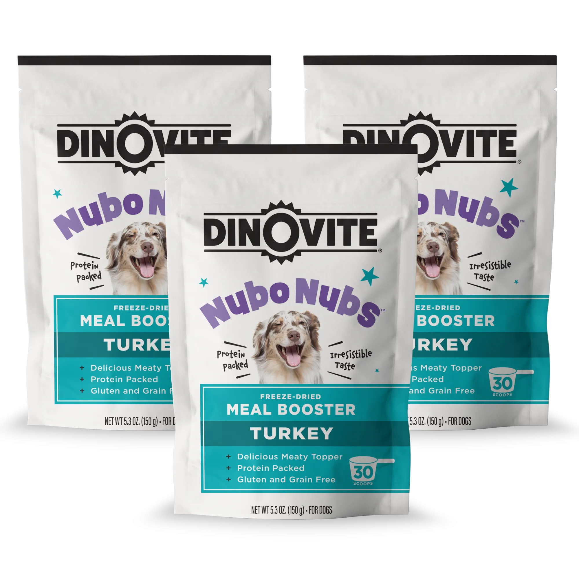 NubOnubs Meal Booster for Dogs (3-Pack)