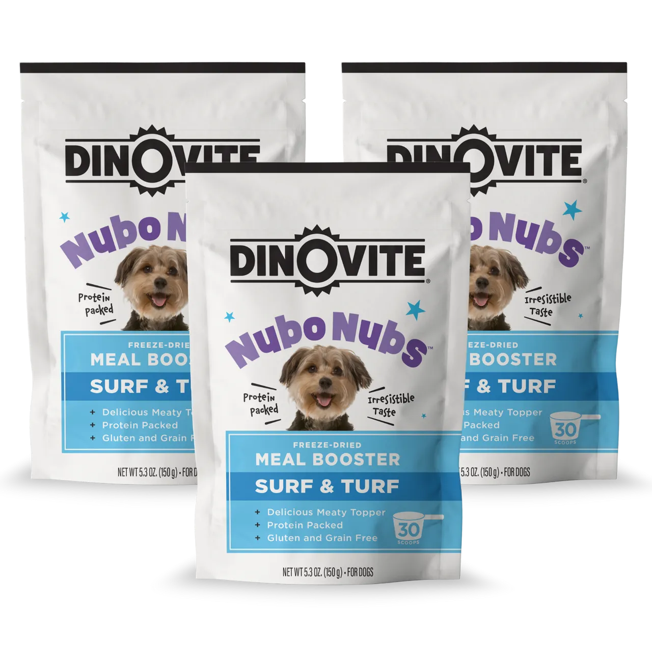 NubOnubs Meal Booster for Dogs (3-Pack)